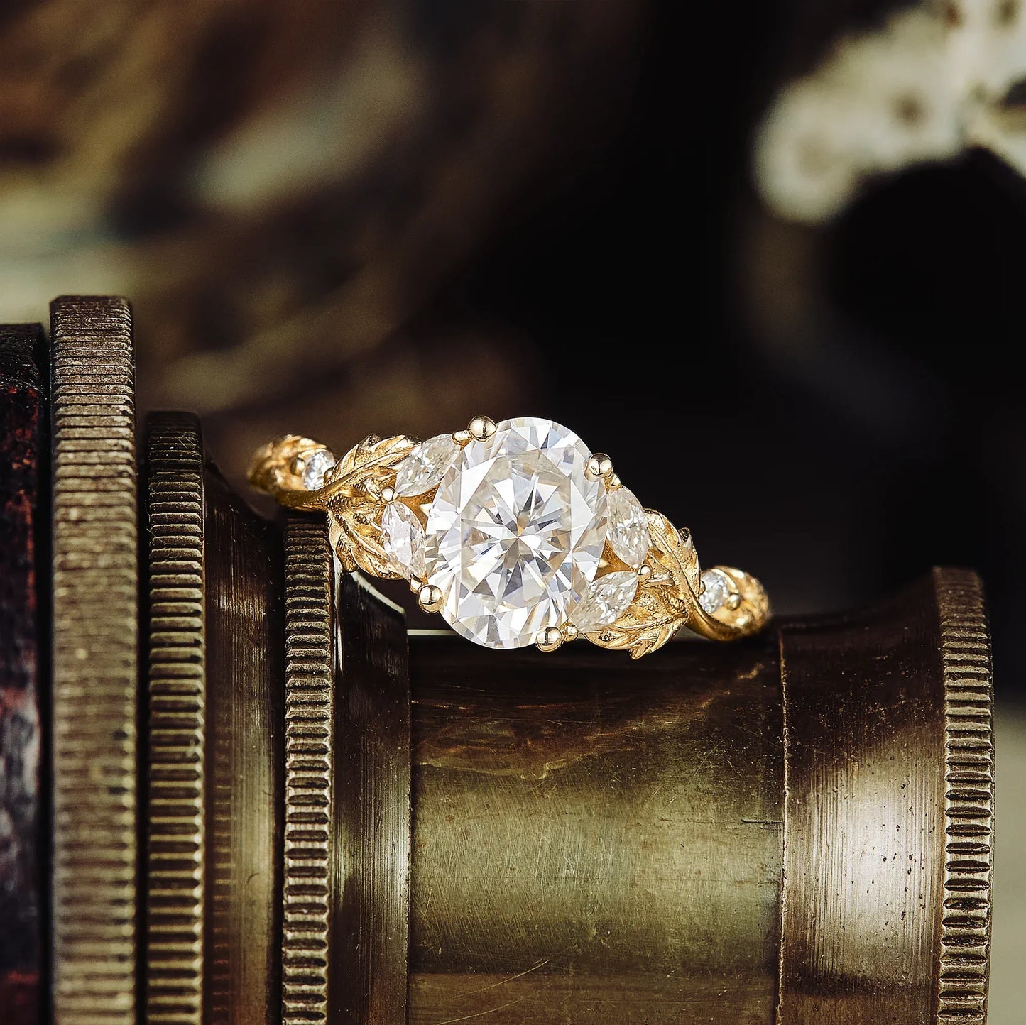 Moissanite Engagement Ring