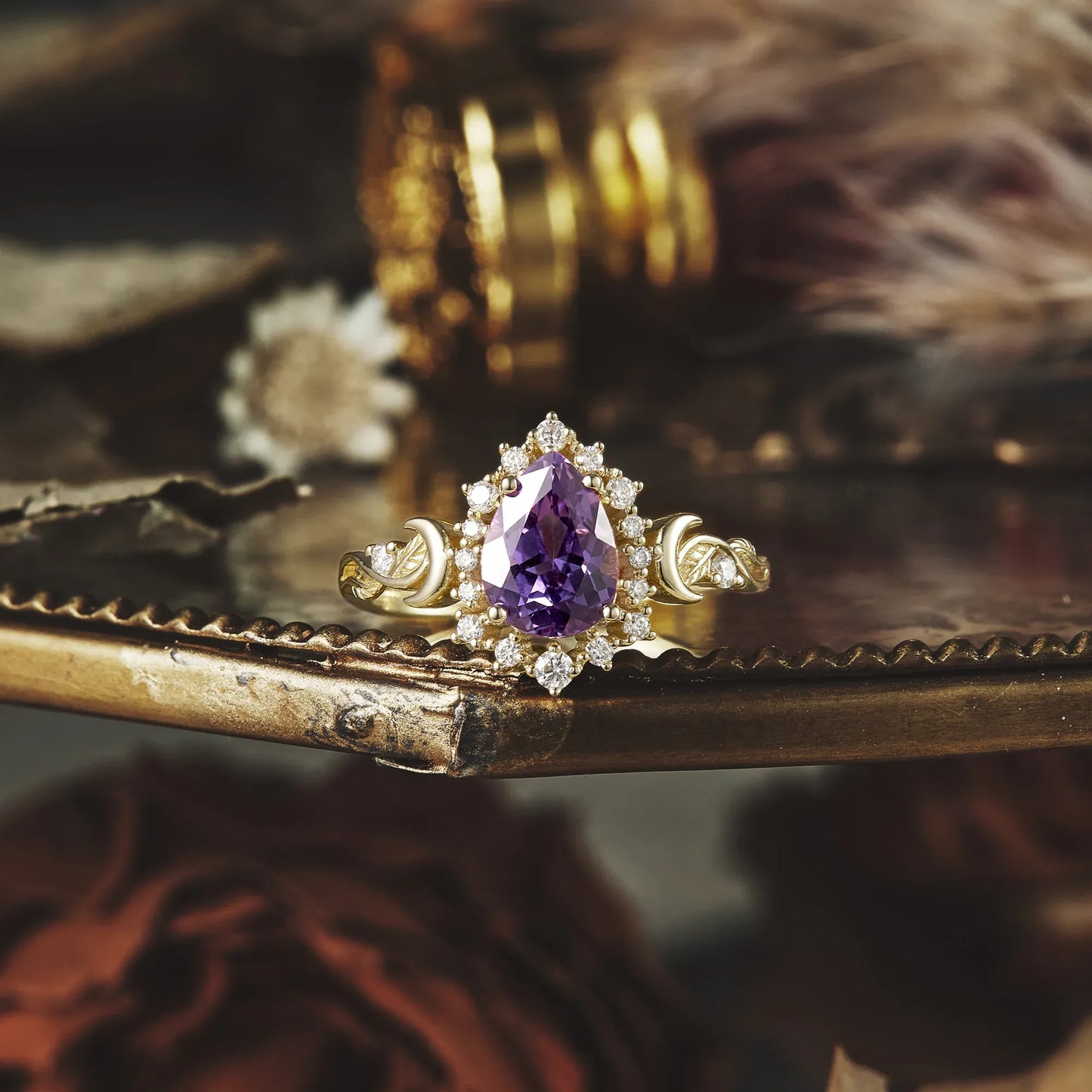 Purple Sapphire Ring