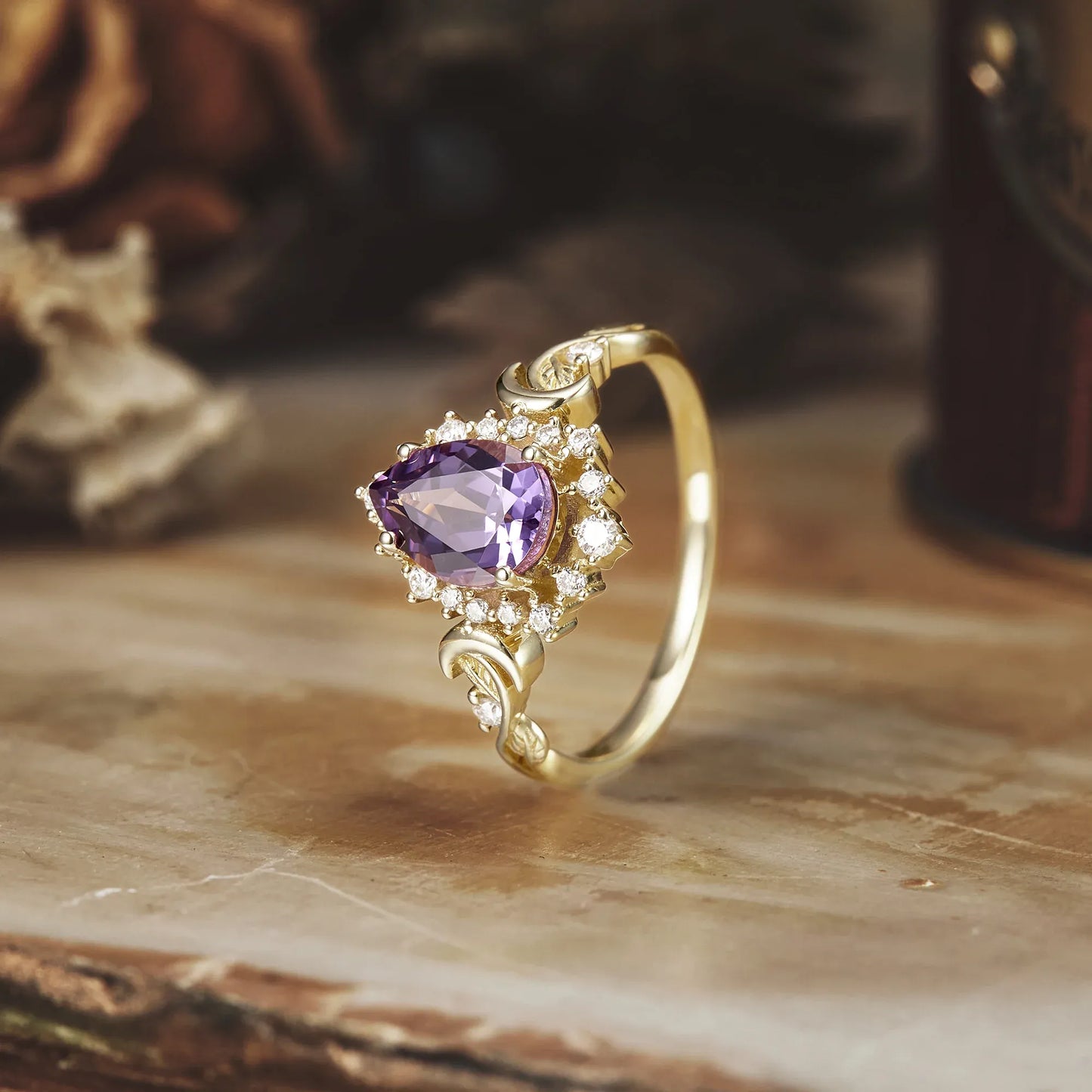 Purple Sapphire Ring
