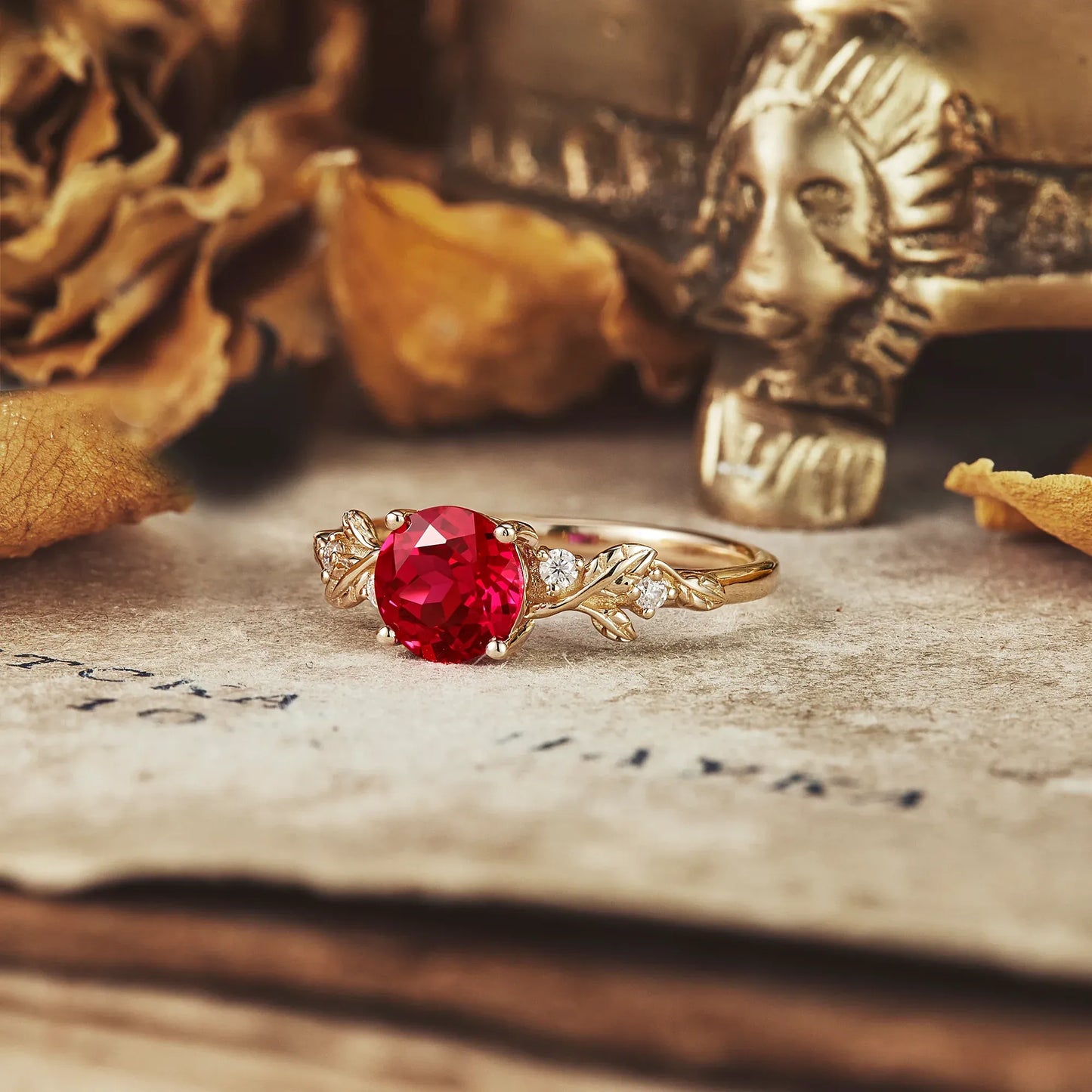 Ruby Engagement Ring
