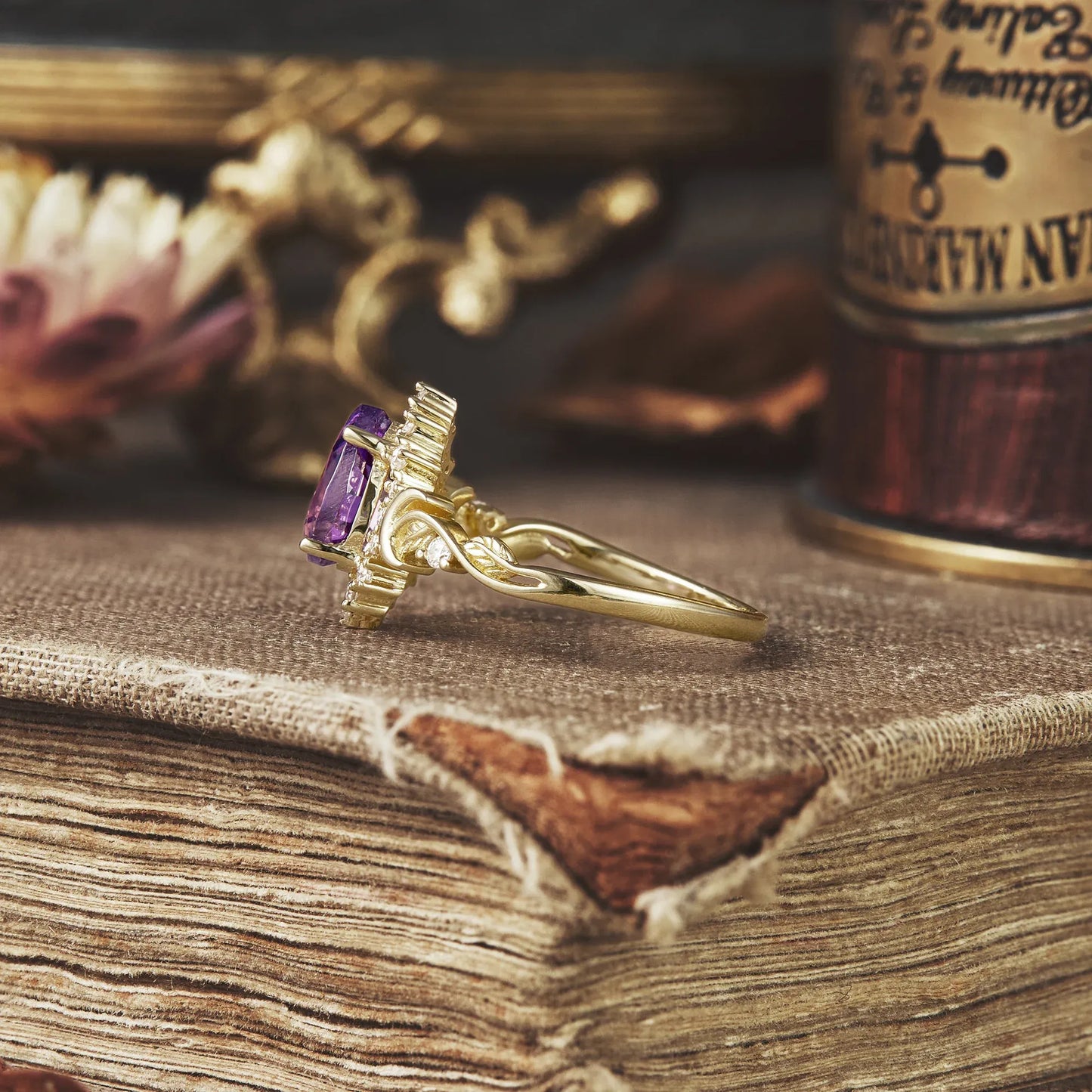 Purple Sapphire Ring