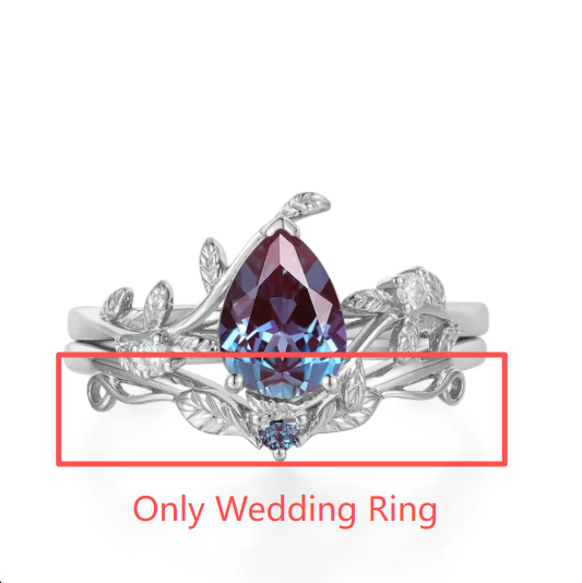 Custom Lab Alexandrite Wedding Ring For Rose Dodgen