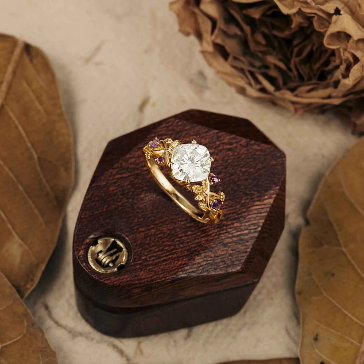 Moissanite Engagement Ring