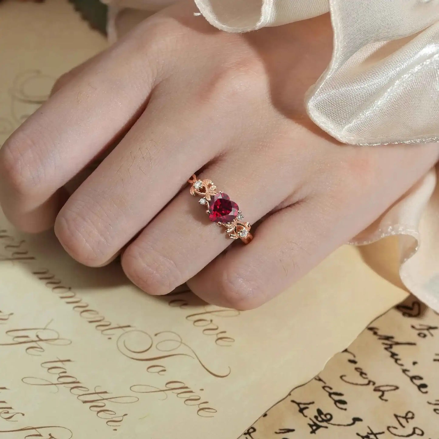 How to Style Ruby Engagement Rings: Design, Metal, and Pairing Tips