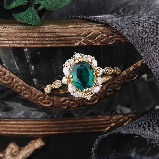 Green Splendor: Dazzling Rings with Emeralds, Sapphires, and Tourmalines - GemsMagic