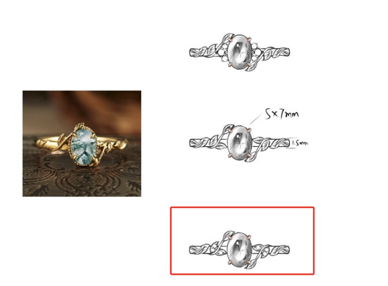 Custom Ring for Rachelle Johnson - GemsMagic
