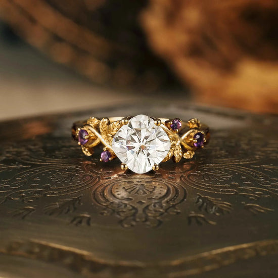 Moissanite Engagement Ring
