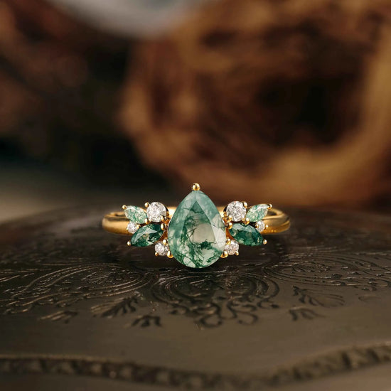 Moss Agate Ring