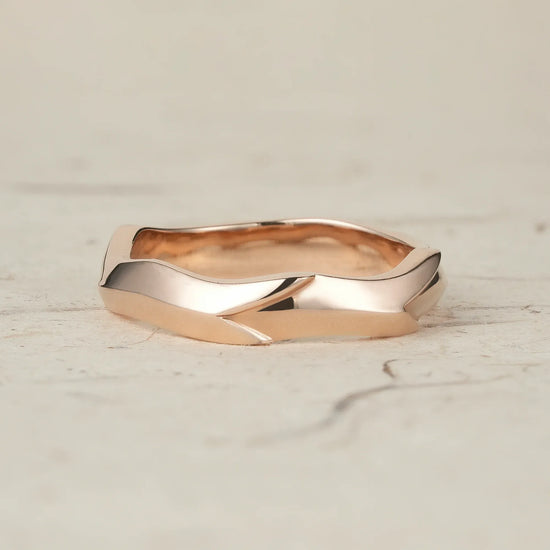 Bold Sculpted Modern Men's Ring 