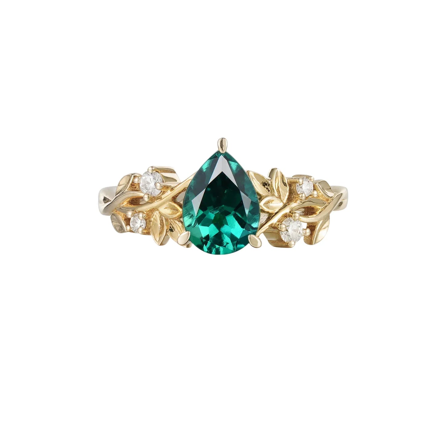 Jade Plant Inspired Engagement Ring
