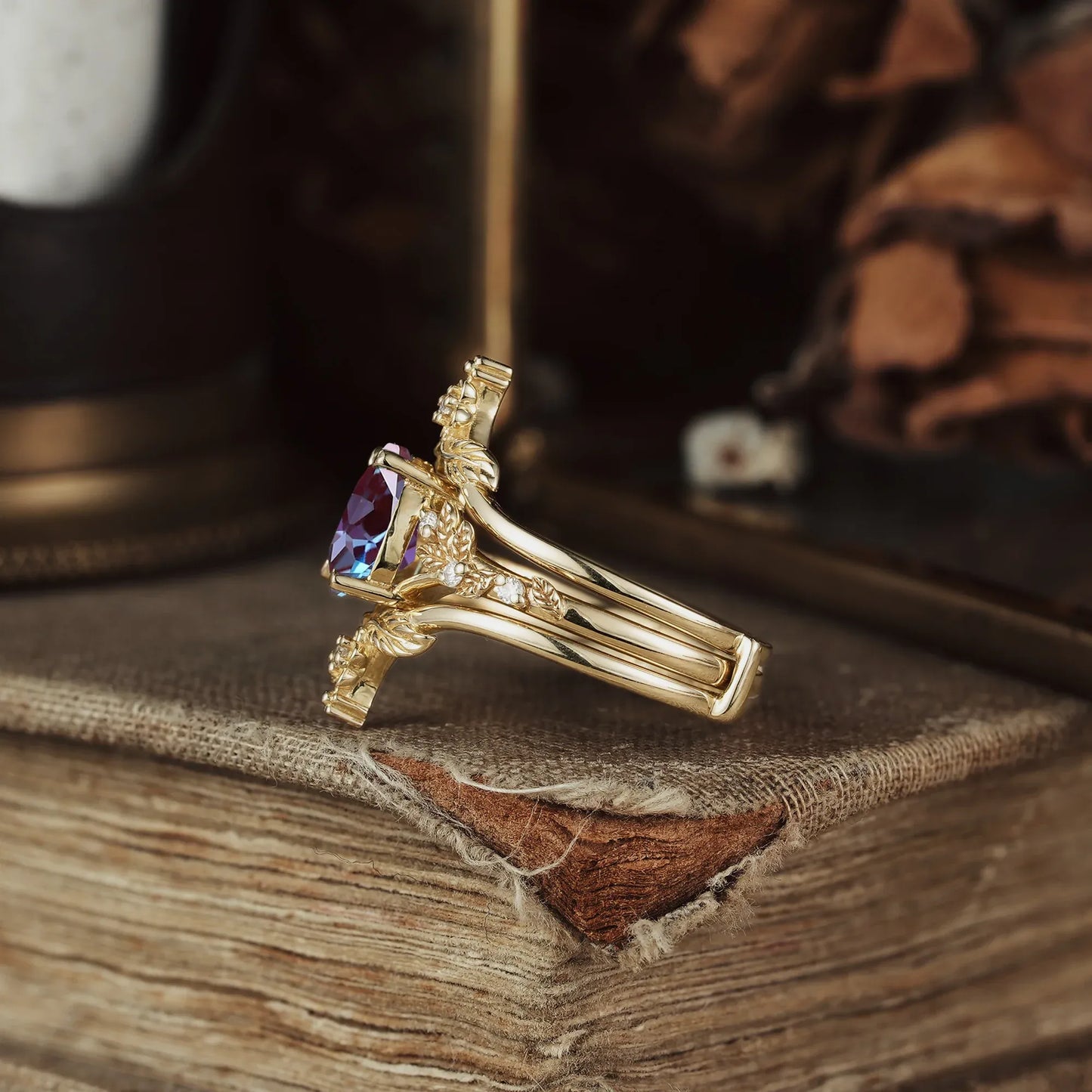 Alexanderite Ring Set