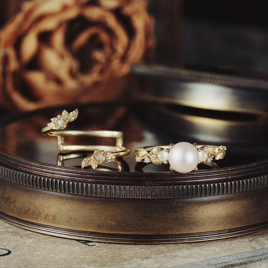 Pearl Ring Set