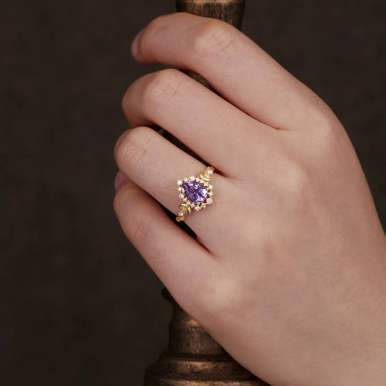 Purple Sapphire Ring