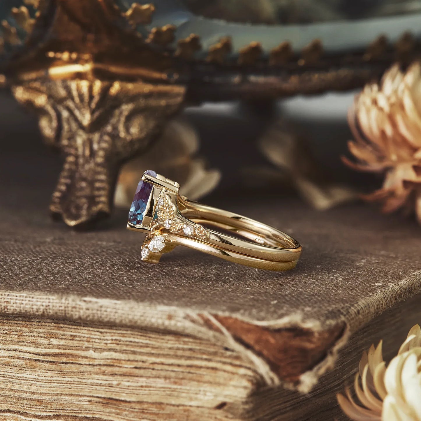 Nature Inspired Ring Set