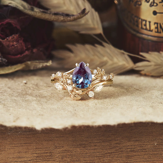 Nature Inspired Ring Set