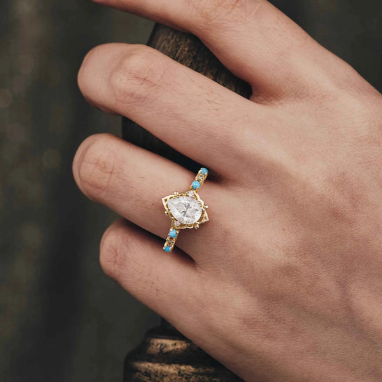 Moissanite Ring-Boho Dreams
