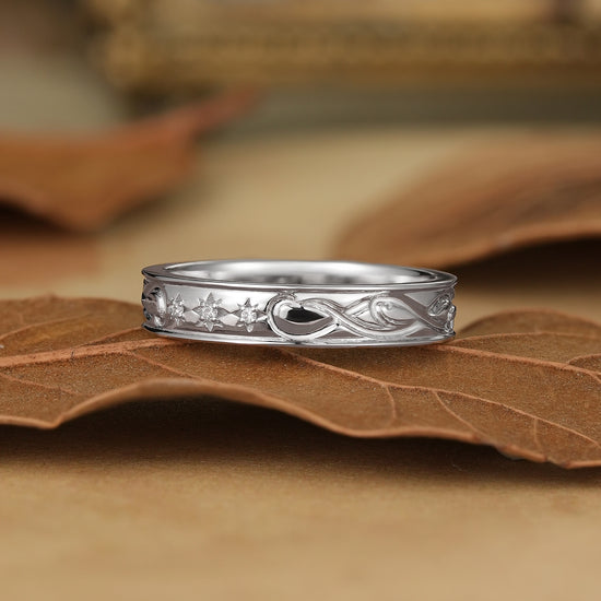 Moissanite Men's Band