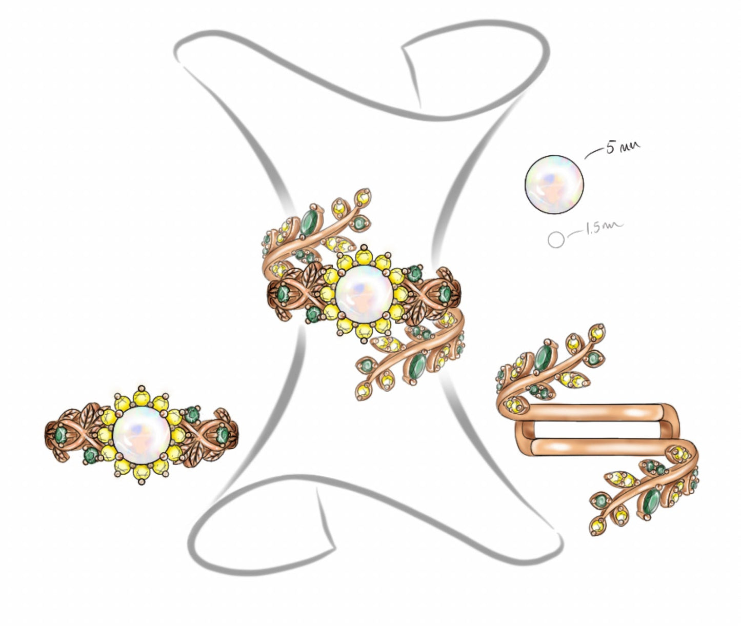 Custom Ring Design - GemsMagic