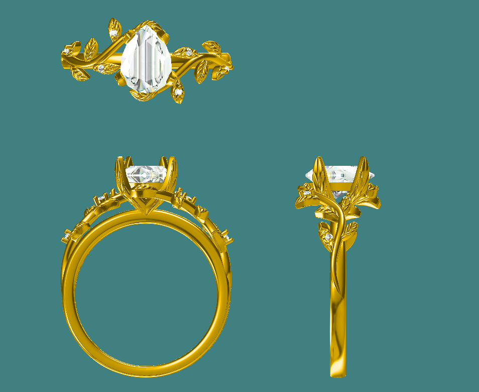 Custom Ring for Lauren Reddon - GemsMagic