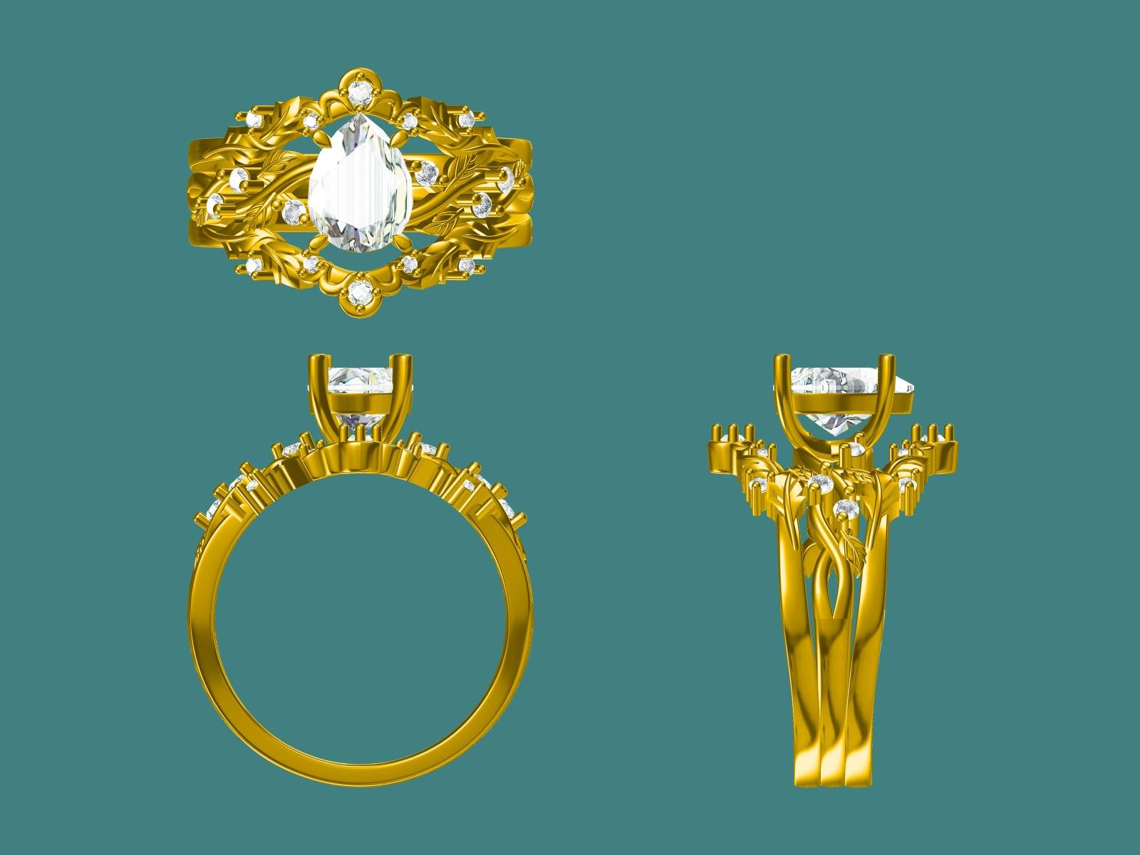 Custom Ring for Rick Engel - GemsMagic