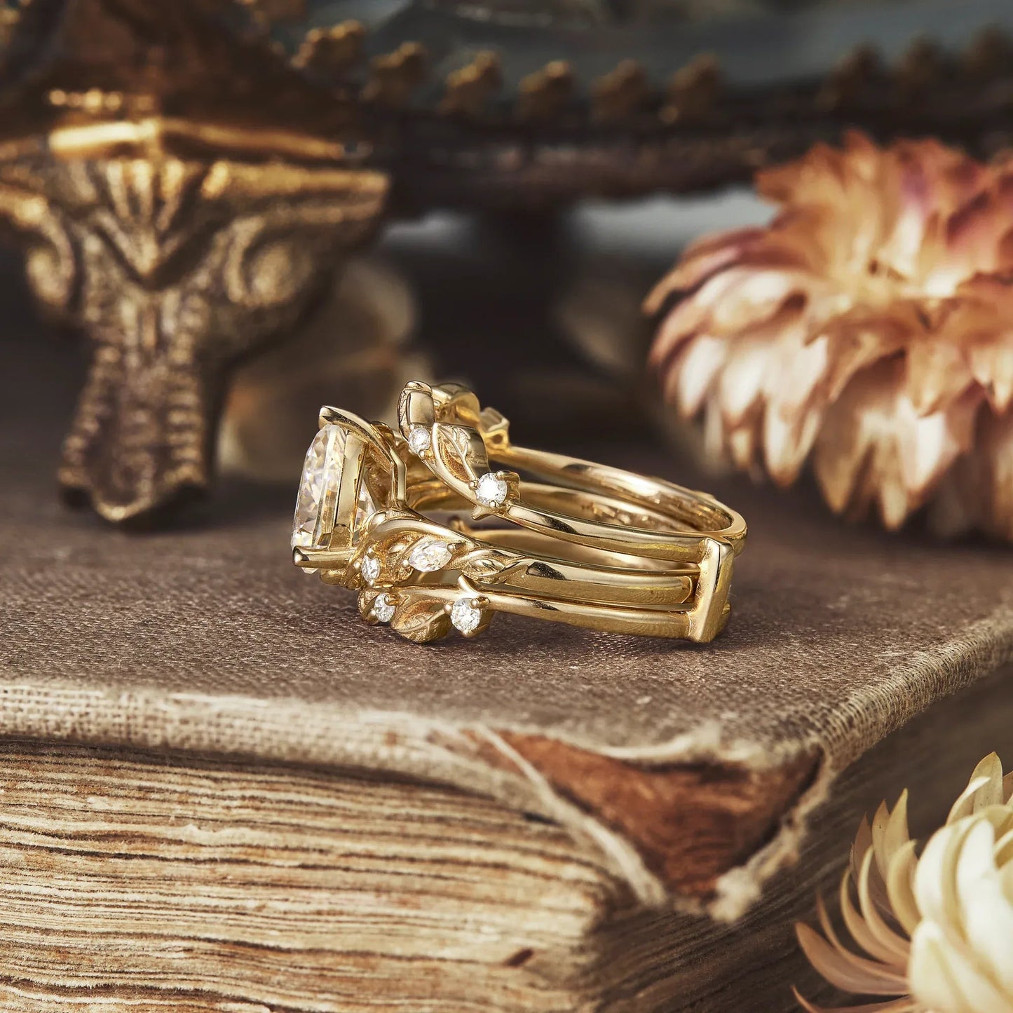 Leaf Enhancer Ring Set - Arty - GemsMagic