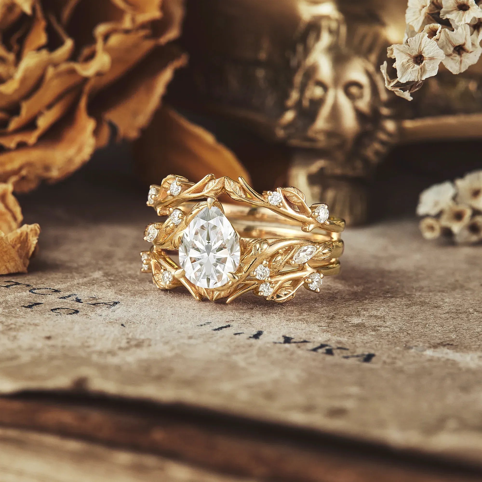 Leaf Enhancer Ring Set - Arty - GemsMagic