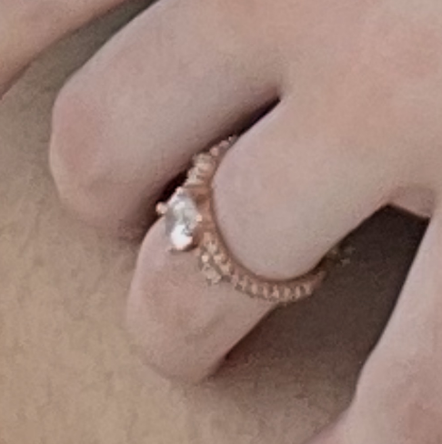 Custom Round Moissanite Engagement Ring For Hayley Heffernan