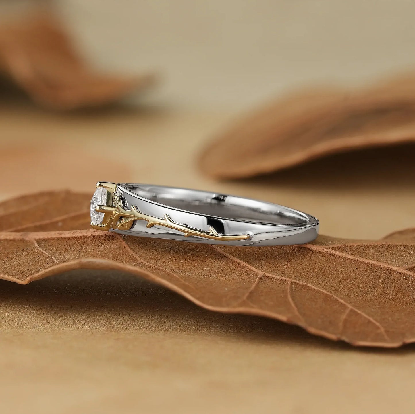 Princess Cut Moissanite Men's Ring