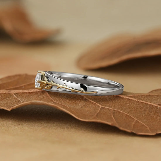Princess Cut Moissanite Men's Ring