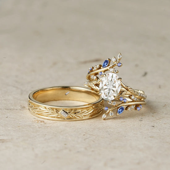 Nature Inspired Couple Ring