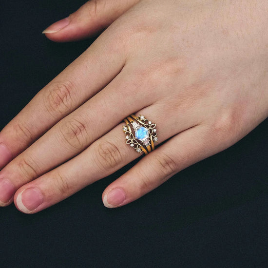 Moonstone Ring Set