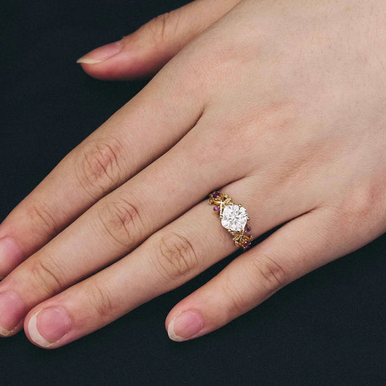 Moissanite Engagement Ring