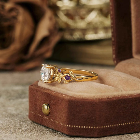 Moissanite Engagement Ring