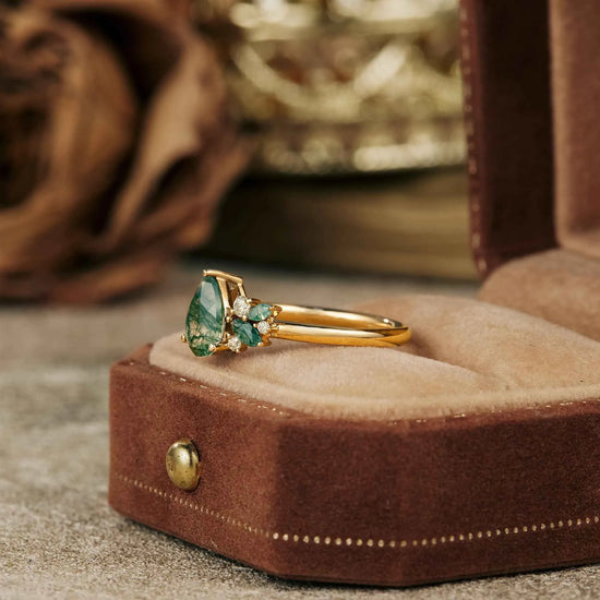 Moss Agate Ring