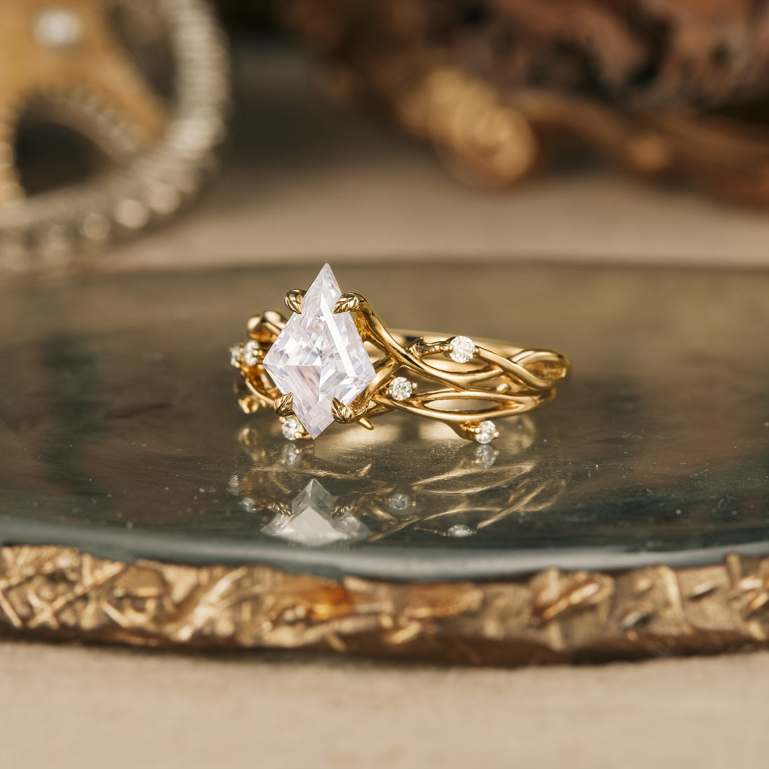 moissanite bridal ring sets